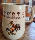 Branded Western Pitcher-bronc Rider Design-60 Oz -western Pitcher  Brands