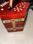 Vintage Red Concertina Made In German Democratic Republic