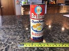 Vintage Ballard Oven Ready Biscuits Tin Advertising Coin Bank 1940   s Very Rare