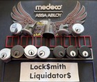 Used Lot Rim Mortise Cylinder For  Adams Rite Cam Fit Aluminum Glass Storefront 