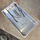 1940 s Vintage Falstaff Beer Embossed Metal Portable Cooler Ice Box  W box