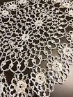 Vintage Tatted Lace Doily Centerpiece Tatting Crochet 21   