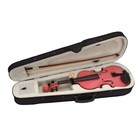 4 4 Full Size Acoustic Violin Set For Beginners - Case  Bow  Rosin   Pink Color