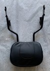 Adjustable Sissy Bar Passenger Backrest W pad Fits For Harley Touring Road King 
