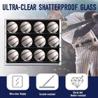 Acrylic Baseball Display Case Wall Mounted Display Holder Shadow Box Clear Baseb