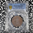 1794 G b  Kent Brookland 1 2 Penny Conder Token Pcgs Ms63bn Lot g1359 Dh 5