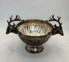 Silver Plated Stag Head Bowl