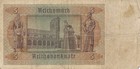Currency Germany 1939 Ww2 Fascism War 5 Reichmark Funf 5 Circulated Worn Aged