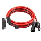  10awg Sae To Solar Panel Connector Cable 10ft  Heavy-duty Tinned Copper  10 Ft