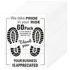 60 Pcs Paper Floor Mats For Cars  16 x20  Disposable Car Floor Mats 60 Pack