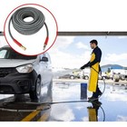 3 8  X 100ft 6000psi High Water Pressure Washer Hose Non-marking 2 Wire Braid