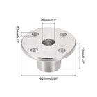 4pcs 5mm Flange Coupling Connector 8pcs Fastening Screw 2pcs M1 5 Hex Wrench