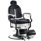 Barberpub Vintage Barber Chair With Headrest  All Purpose Reclining Salon Chair