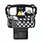 Universal Baby Stroller Organizer Caddy With Insulated Cup Holders   Mesh Bag