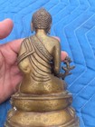 Vintage Nepalese Tibetan Medicine Buddha 7    Copper Statue Sealed Filled Base