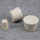Rubber Stopper White Tapered Lab Seal Solid Rubber Plug Various Sizes Available