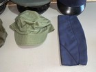 Vtg Us Military Usaf Army Service Cap Hat Lot Of 6 Vintage Collectible