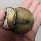 Vintage Rare Walt Disney 1937 Mickey Mouse Hollywood Cal Usa Belt Buckle 2 5 