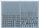 Usaaf Usa Letter Number Decals For Different Scales Model Kits White black