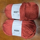 Knit Picks Brava Worsted Weight Yarn - Coral - Lot Of 2 Skeins