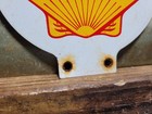 Vintage Shell Motor Oil Sign Gas Station Lubester Service Pump Plate Topper 6 