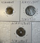 New York City Nyc Transit Authority 1953 - 2003 Lot Of 3 Tokens