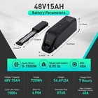 48v 15ah Hailong Battery For 200w-1500w Ebike Electric Bike Lithium Battery Bms