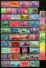 Us 155 Different Vintage Used Stamp Lot 1870 s To 1950  3 Scans