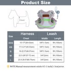 Warm Fleece Pet Dog Step-in Harness And Leash Pet Vest Jacket Winter Coat Xxs-l