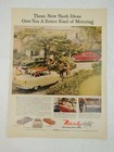 Nash Classic Motor Car Automobile Man Cave Vintage Advertisement Magazine Page