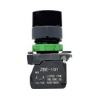 Selector Switch Xb5 Plastic Black 22mm 3 Positions Stay Put 2 No New Xb5-ad33