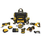 Dewalt 20v Max 7-tool Brushless Power Tool Combo Kit With Soft Case  2-battery 