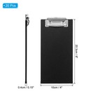 Check Presenters For Restaurants  20pcs Mini Clipboard Wood Check Holder  Black