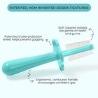 Double-sided Toothbrush  Baby Finger Brush  Bpas   Phthalate-free  Teal