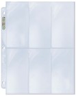 10 Ultra Pro 6-pocket Platinum Card Pages Protectors Sports Gameday Sheets New
