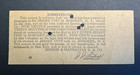 1930s Hudson   Manhattan Railroad 5c Refund Coupon - New Jersey  Path