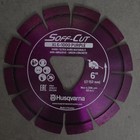 6  Husqvarna Xl6-1000 Purple Soff-cut Early Entry Diamond Blade - 10 Pack