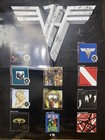 Van Halen Promo Poster cd Remasters 17 X 22 double Sided david Lee Roth vintage