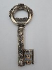 Rare Vintage Bronze Key Bottle Opener Rustic Skeleton Key Barware Collectible