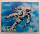 Bhutan 1970 Conquest Of Space 3d Lenticular Stamps Set 8v Mnh Apollo Xiii