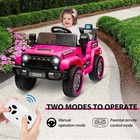 Kids Ride On Car 12v Battery Powered Electric Vehicle Toy 3 Speeds Led W remote