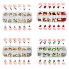 300pcs Top Czech Crystal Multi-shape Flatback Rhinestone Nail Art Decoration Diy