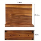 1pcs Double-sided Wooden Magnetic Universal Knife Block Knife Holder No Drilling