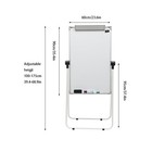 Stand White Board Double Sided Magnetic Dry Erase Board Portable Whiteboard