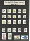 2004-2008 Ireland Irish Wild Flower Definitives Presentation Pack Mnh
