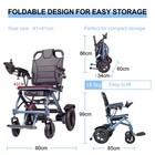 Foldable Power Wheelchair 500w Dual Mode Portable Mobility Scooter Lightweight