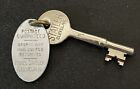 Rare Statler Hotel Cleveland Ohio Original Guest Room Skeleton Key   Fob
