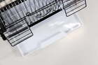 Compact And Stylish House Style Small Bird Cage - Black