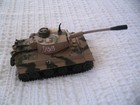 Vintage Corgi Toys Tiger 1 Tank   No  144   Metal Antenna  1973  Hong Kong