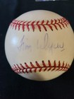 Signed Jim Wynn   Toy Cannon  Rawlings Official National League Baseball 